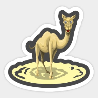 Camel Cartoon Art for Kids, Little Boys and Girls Sticker